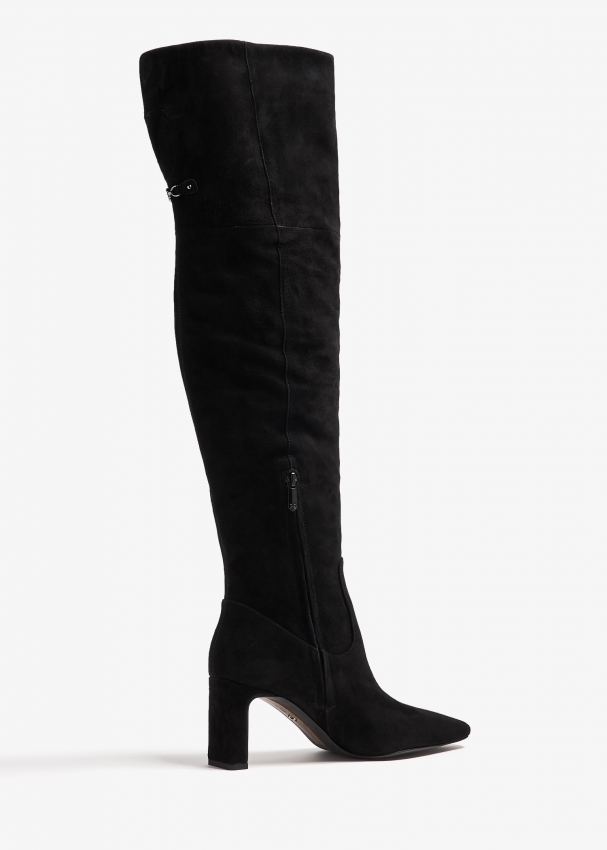 Sam Edelman Shea over the knee boots for Women Black in Kuwait Level Shoes