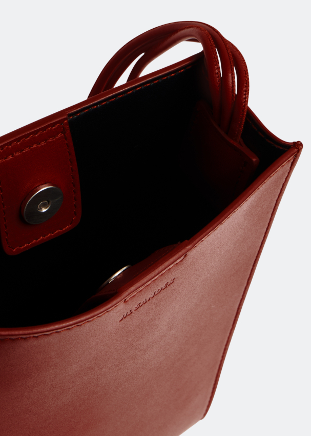 Jil sander tangle small leather shoulder bag deals