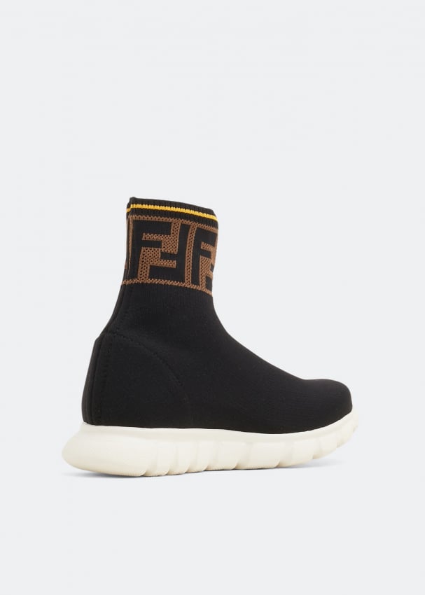 Fendi black sock trainers on sale