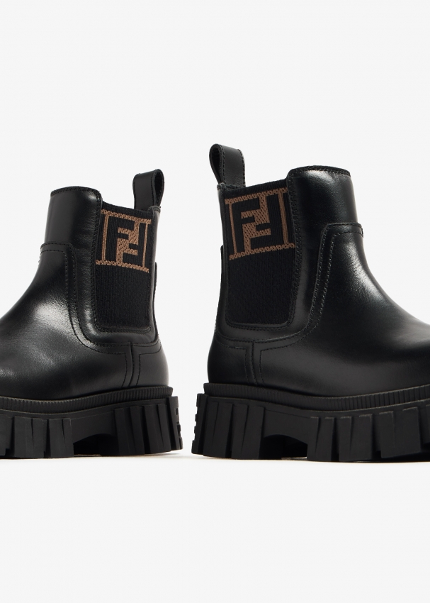 Fendi Biker boots for Unisex - Black in UAE | Level Shoes