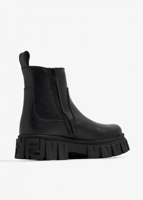 Fendi Biker boots for Unisex - Black in UAE | Level Shoes