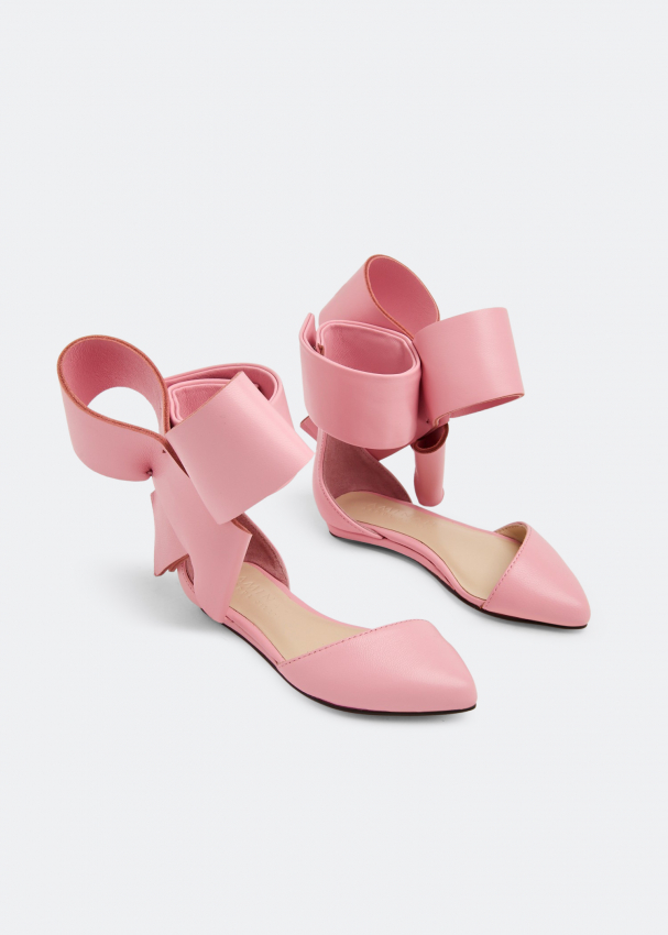 Bow ballet flats