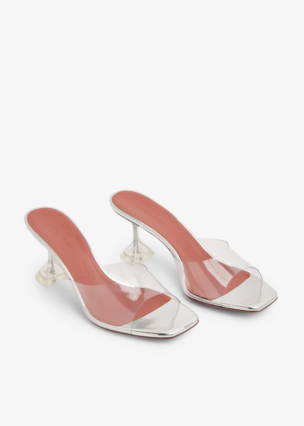 Amina muaddi lupita shop glass sandal