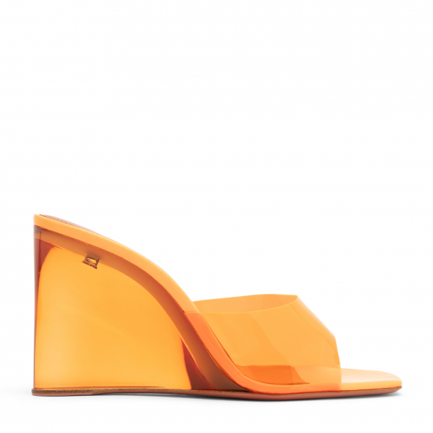 Orange wedge hotsell heel shoes