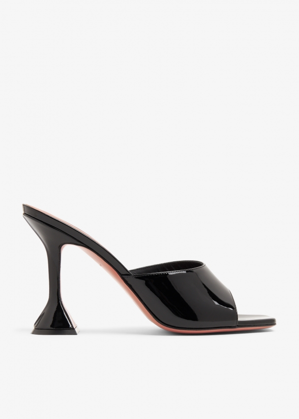 Amina Muaddi Lupita mules for Women - Black in UAE | Level Shoes