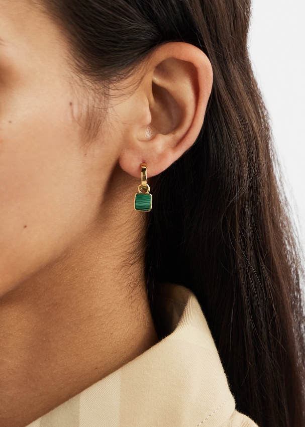 Missoma malachite earrings discount