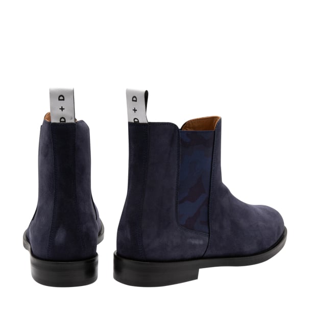 Duke Dexter Marine Camo boots for Men Blue in Oman Level Shoes