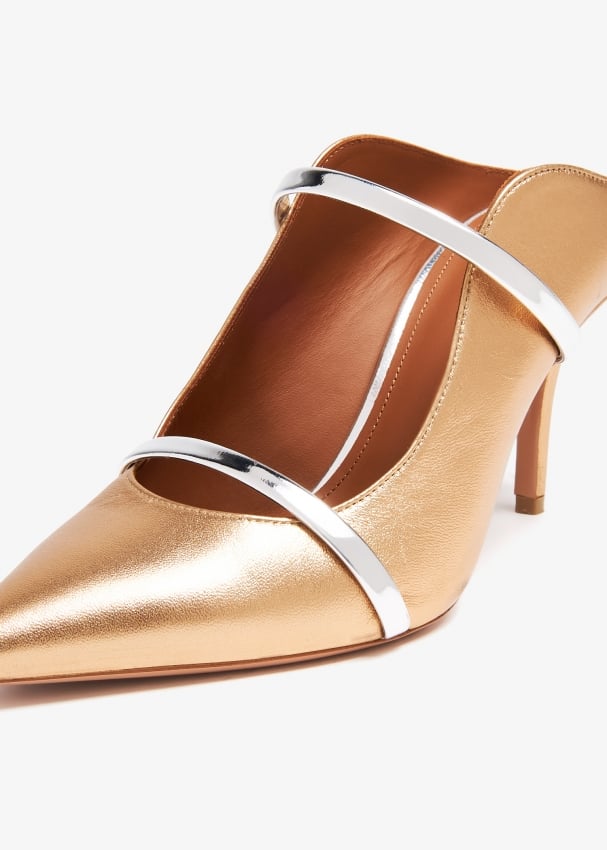 Malone souliers gold heels 2025