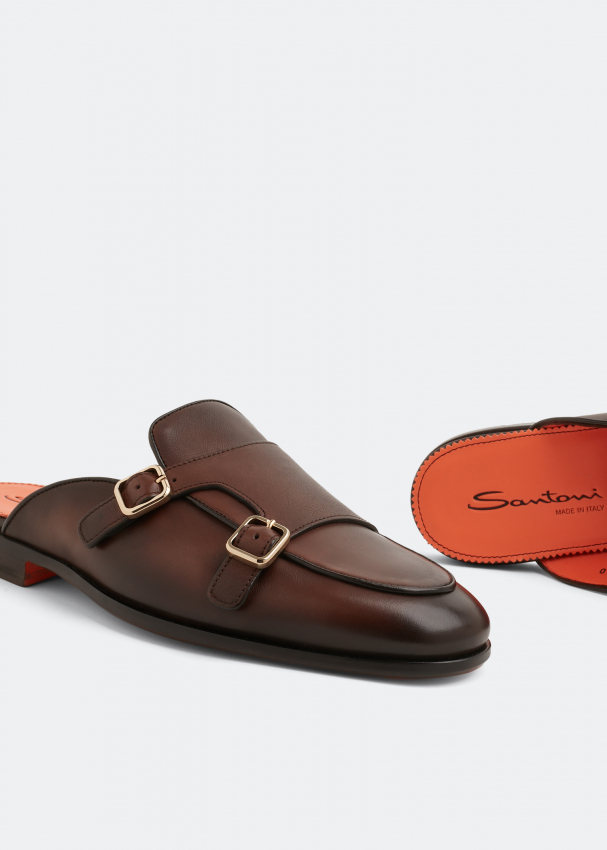Santoni slippers discount