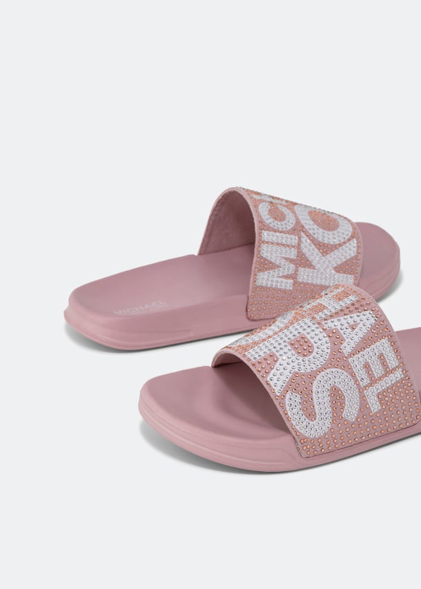 Pink cheap mk slides
