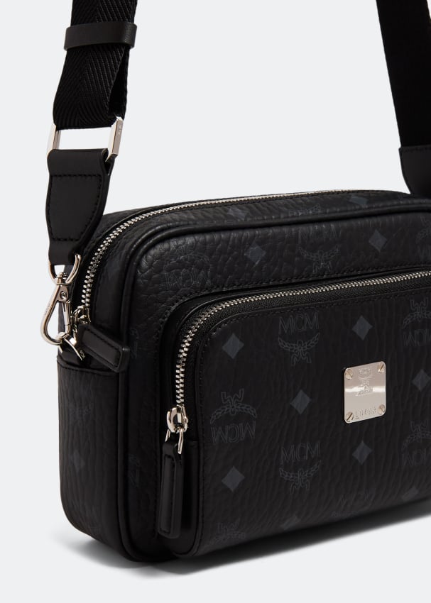 MCM Small Aren crossbody bag for Men Black in Bahrain Level Shoes