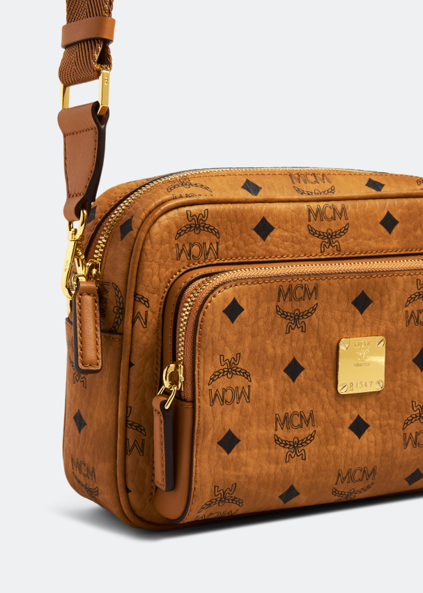 MCM Small Aren crossbody bag for Men Brown in Bahrain Level Shoes