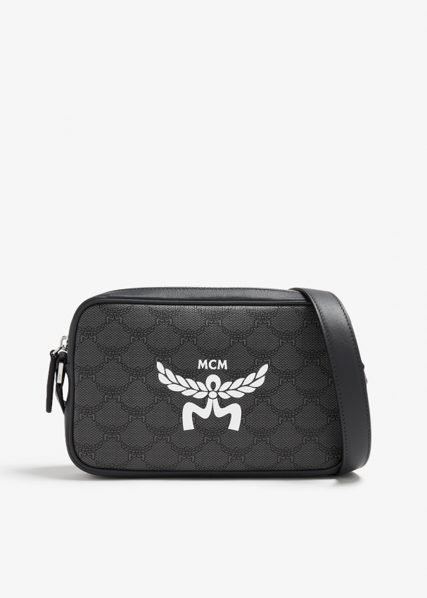 MCM Himmel small crossbody bag for Men Grey in Bahrain Level Shoes
