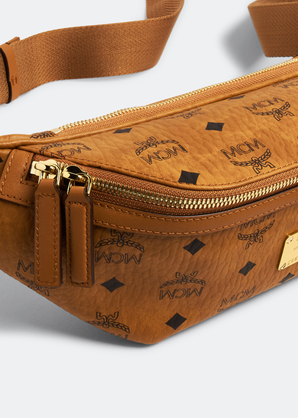 MCM Medium Fursten belt bag for Men Brown in UAE Level Shoes