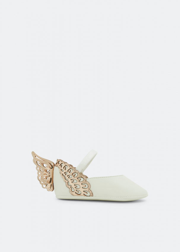 Sophia Webster Evangeline ballet flats for Baby White in UAE