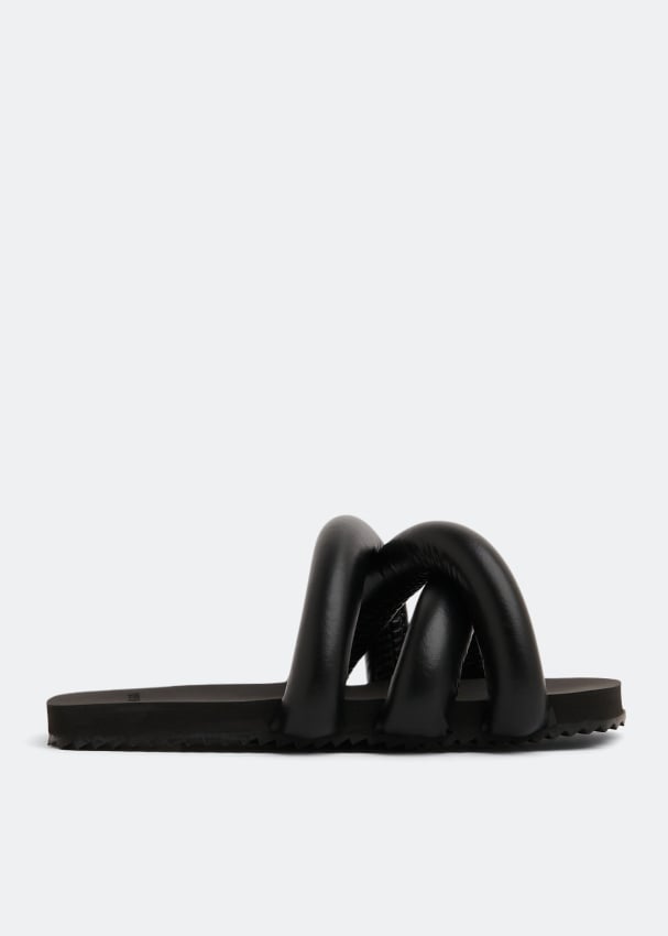 Yume Yume Tyre slide sandals for Men - Black in UAE | Level Shoes
