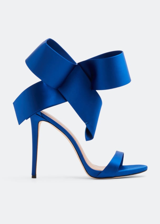 Open toe discount heels with bow