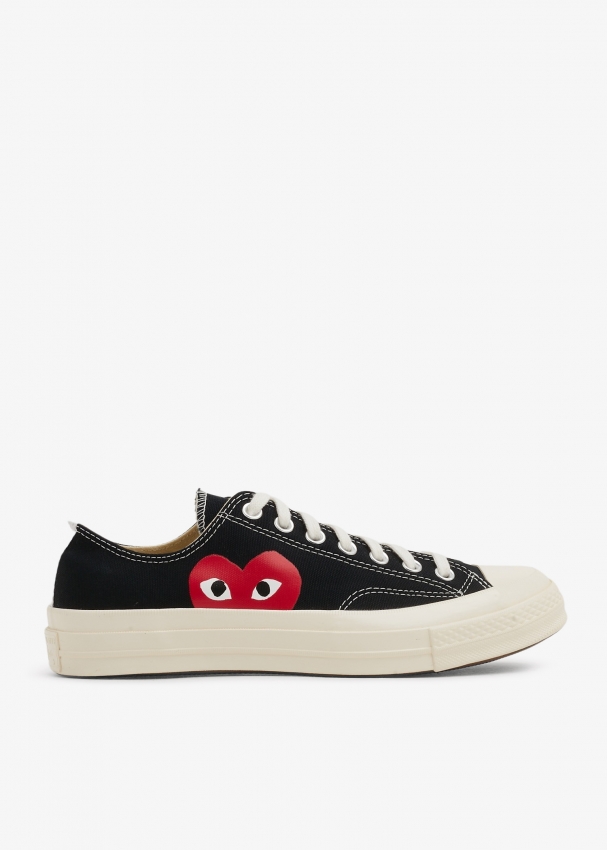 Comme des Garçons PLAY X Converse sneakers for Men - Black in UAE ...