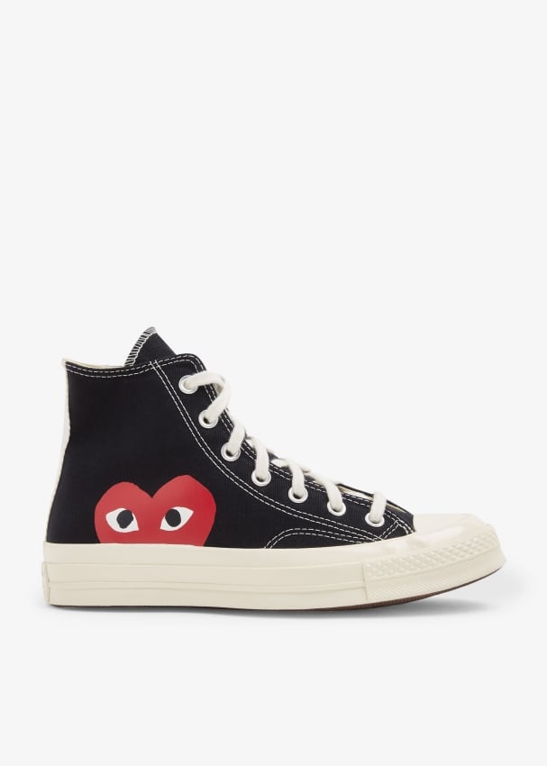 Comme des Garçons PLAY X Converse sneakers for Men - Black in UAE ...