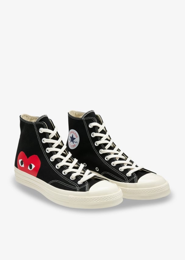 Comme des Garçons PLAY X Converse sneakers for Men - Black in UAE ...