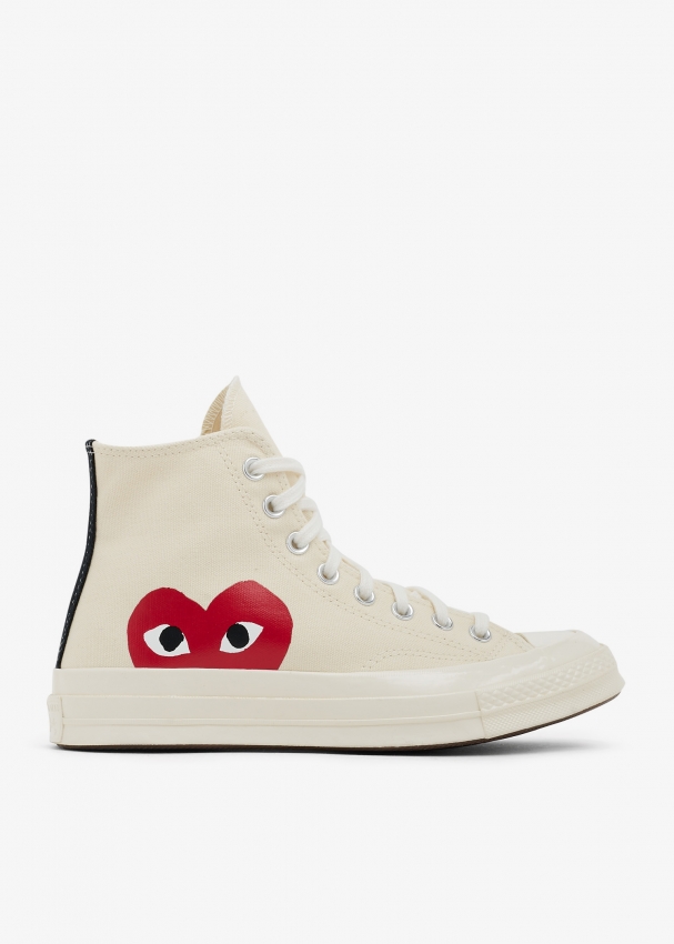 Comme des Garçons PLAY X Converse sneakers for Men - White in UAE ...