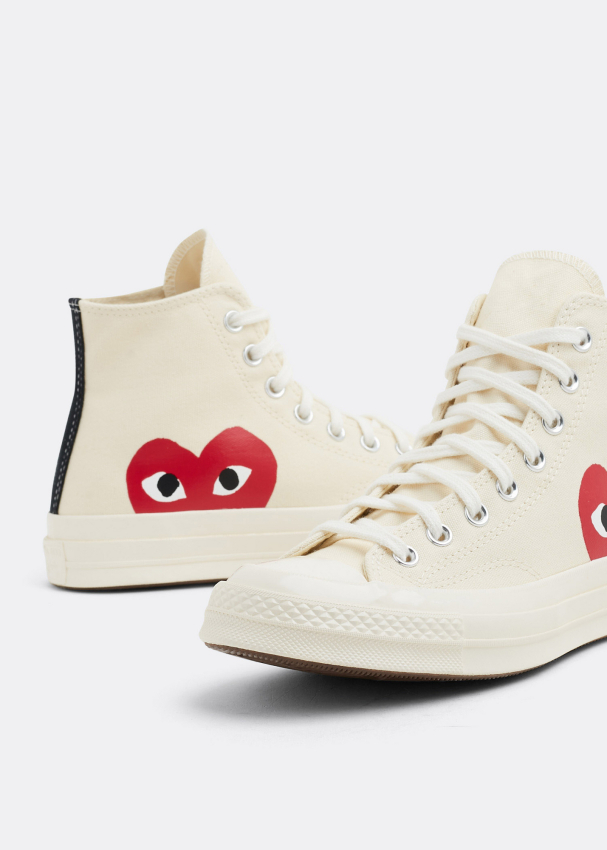 Comme des Garçons PLAY X Converse sneakers for Men - White in UAE ...