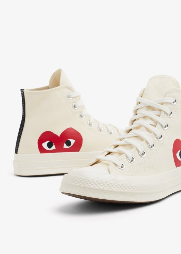 Comme des Garçons PLAY X Converse sneakers for Men - White in UAE ...