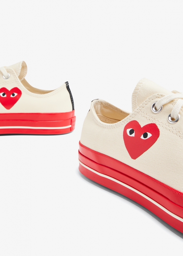 Comme des Garçons PLAY X Converse sneakers for Men - White in UAE ...