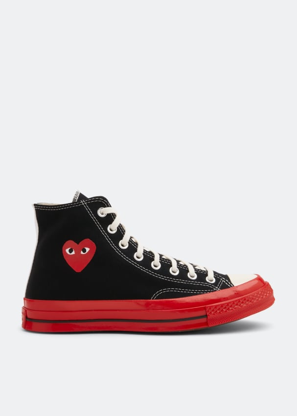 Comme des Garçons PLAY X Converse sneakers for Men - Black in UAE ...