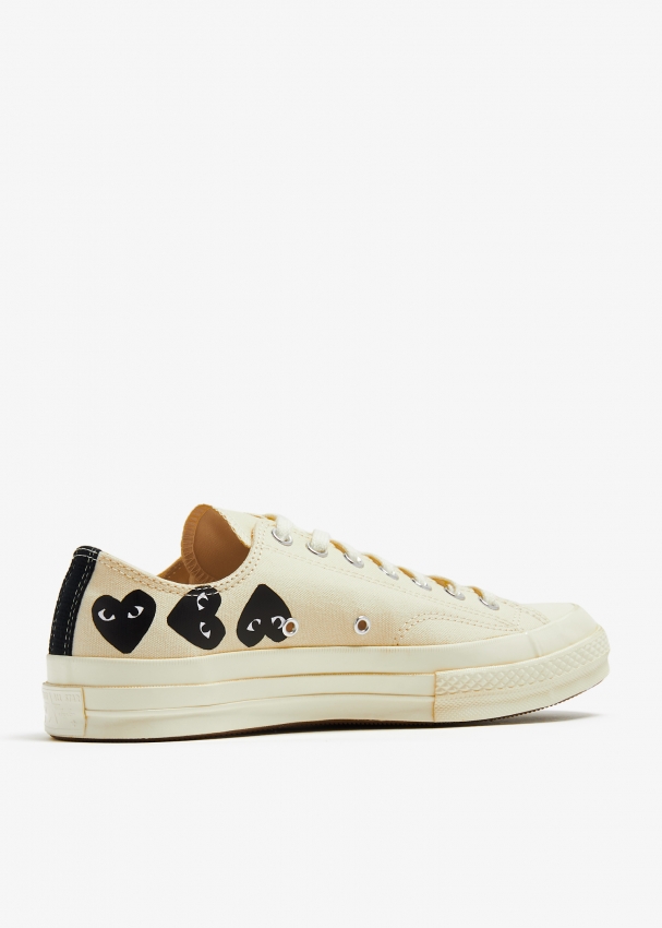 Comme des Garçons PLAY x Converse Multi Heart sneakers for Men - White ...