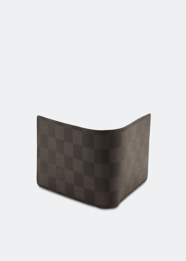 Pre-owned Louis Vuitton Multiple Wallet Monogram Grey