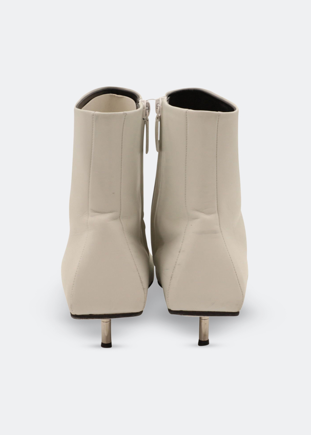 Balenciaga Pre Loved Belt boots for Women White in UAE Level Shoes