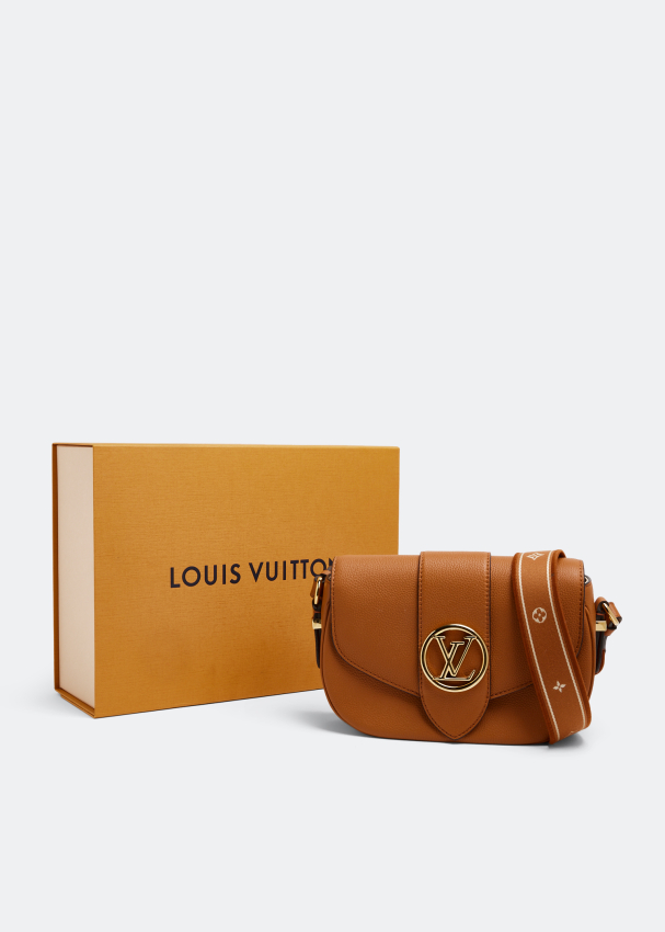 Louis Vuitton Biscuit Monogram Mahina Leather L Bag, Cream Rewards