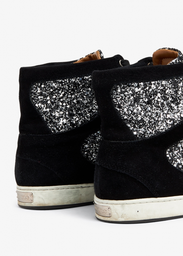 Shushop Hightop Sparkle Sneakers at Leaf Boutique 8