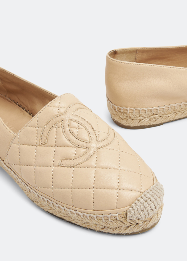 Chanel espadrilles quilted deals