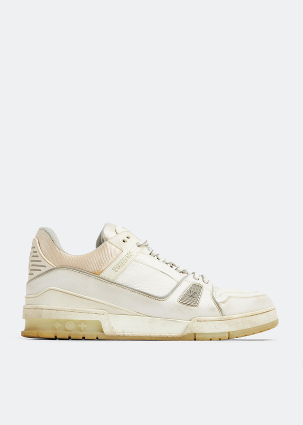 Louis Vuitton Low Top Front Row Sneakers White/Gold 36