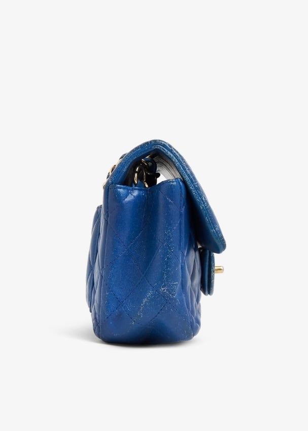 Chanel Pre-Loved Classic flap bag for Women - Blue in KSA