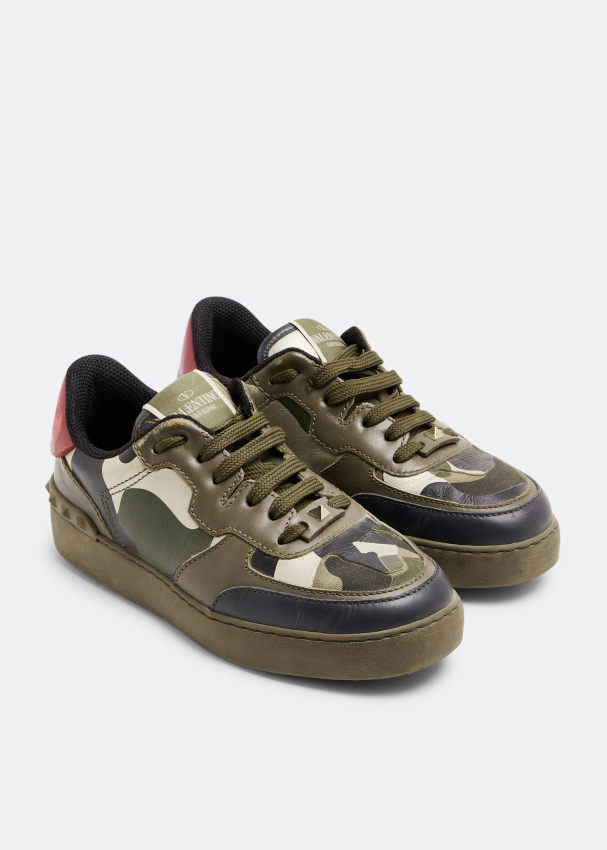 Valentino Garavani Pre Loved Rockrunner sneakers for Women Green
