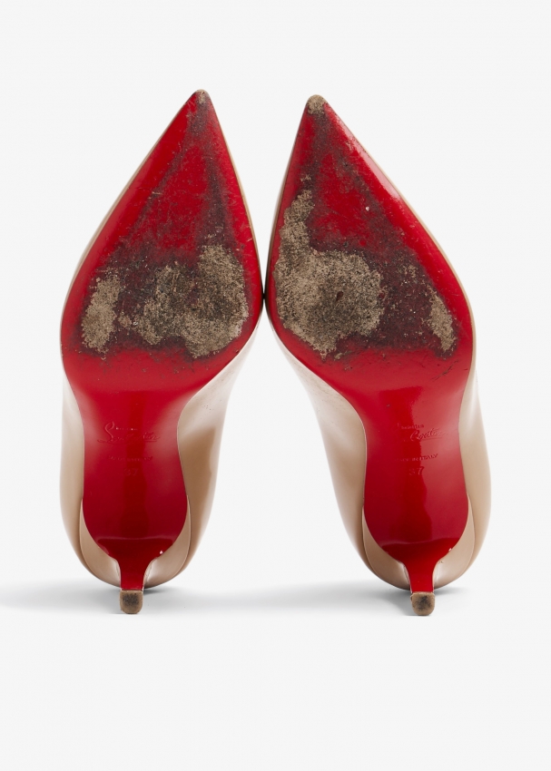 Christian louboutin barbarissima red sole sandals cheap