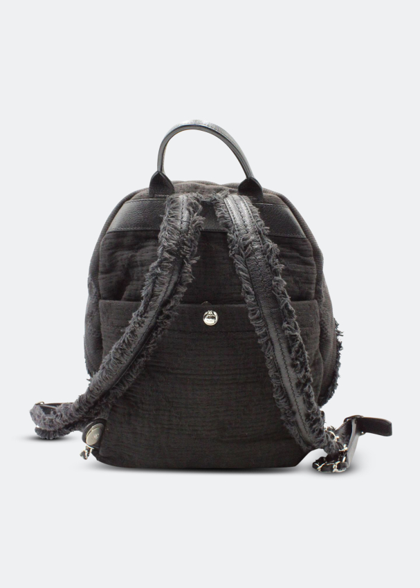 CHANEL Rhombus Nylon Backpack Silver Buckle Backpack Black Green – Brand  Off Hong Kong Online Store
