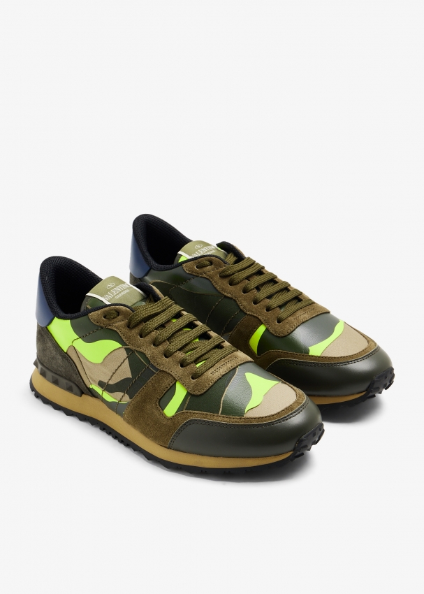 Army fatigue deals valentino sneakers