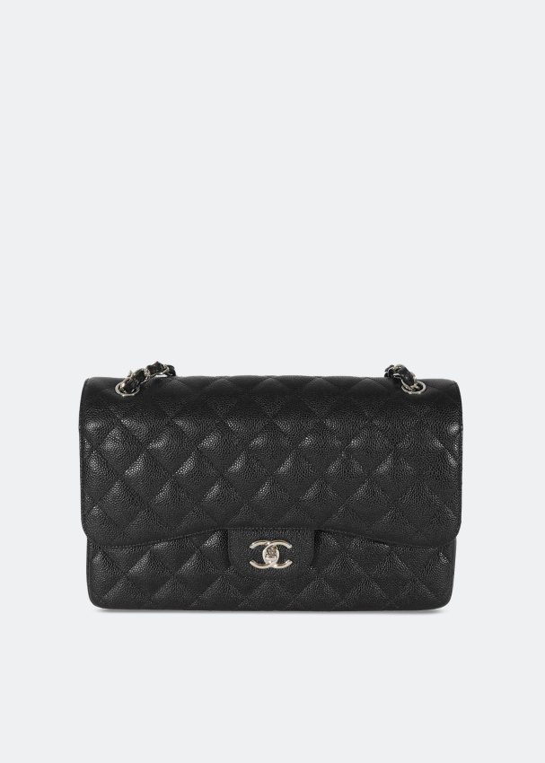 Chanel Pre-Loved Jumbo Classic Double Flap bag for Women - Black