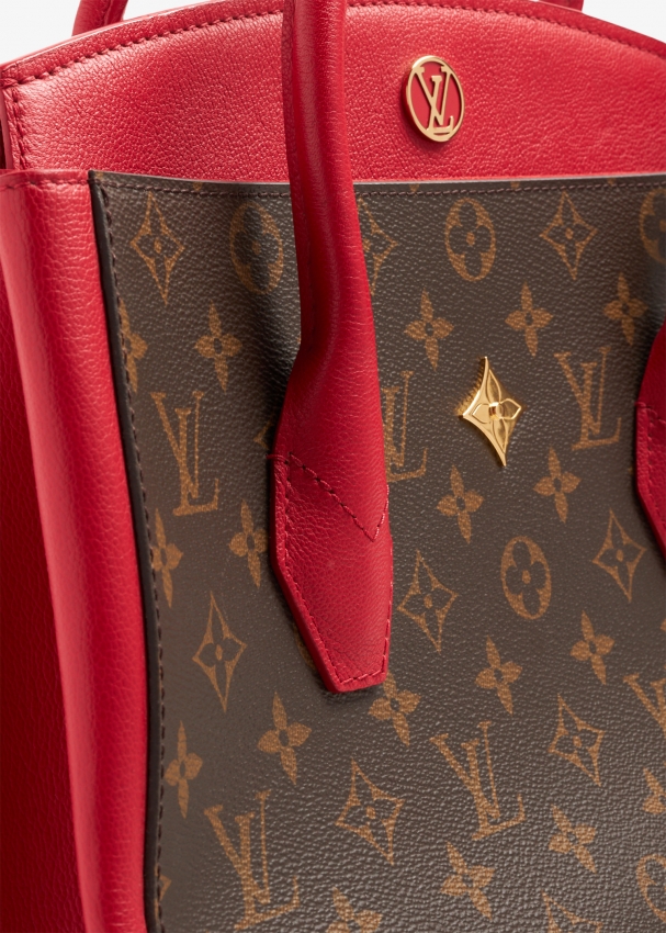 Louis Vuitton Florine Brown Canvas Handbag (Pre-Owned)