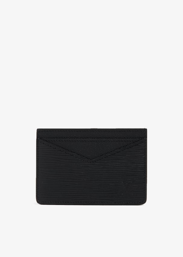 Louis Vuitton Card Holder Porte Cartes Double Monogram Eclipse Black/GreyLouis  Vuitton Card Holder Porte Cartes Double Monogram Eclipse Black/Grey - OFour