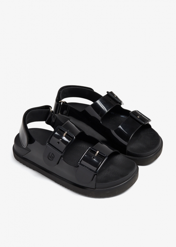 Gucci Pre-Loved Isla buckled sandals for Women - Black in UAE | Level Shoes