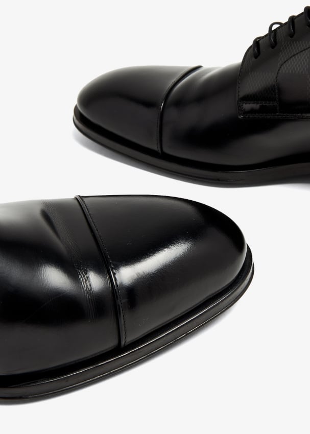 Louis Vuitton Pre-Loved LV Minister derby shoes for Men - Black in KSA