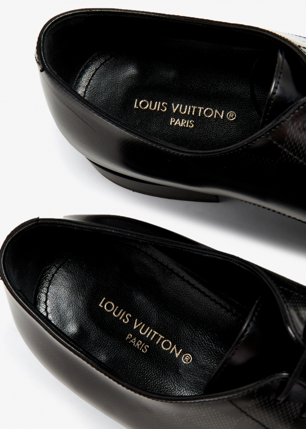 Louis Vuitton Pre-Loved LV Minister derby shoes for Men - Black in KSA