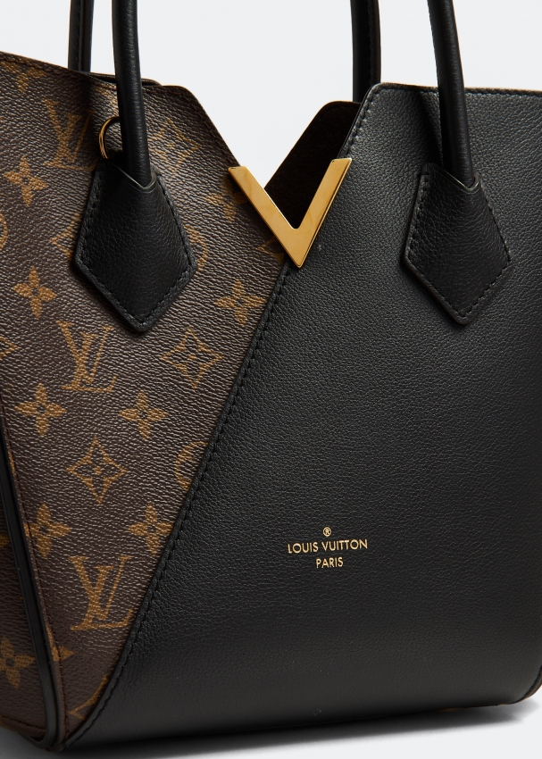Louis Vuitton Calfskin Monogram Kimono Tote Black