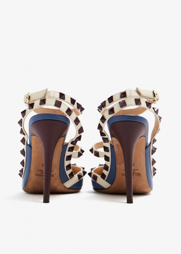 Valentino Garavani Pre Loved Rockstud pumps for Women Blue in