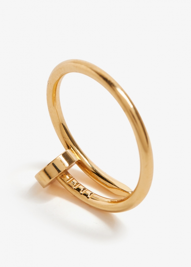 Cartier Nail Ring | Cartier nail ring, Cartier silver ring, Gold bangles  design
